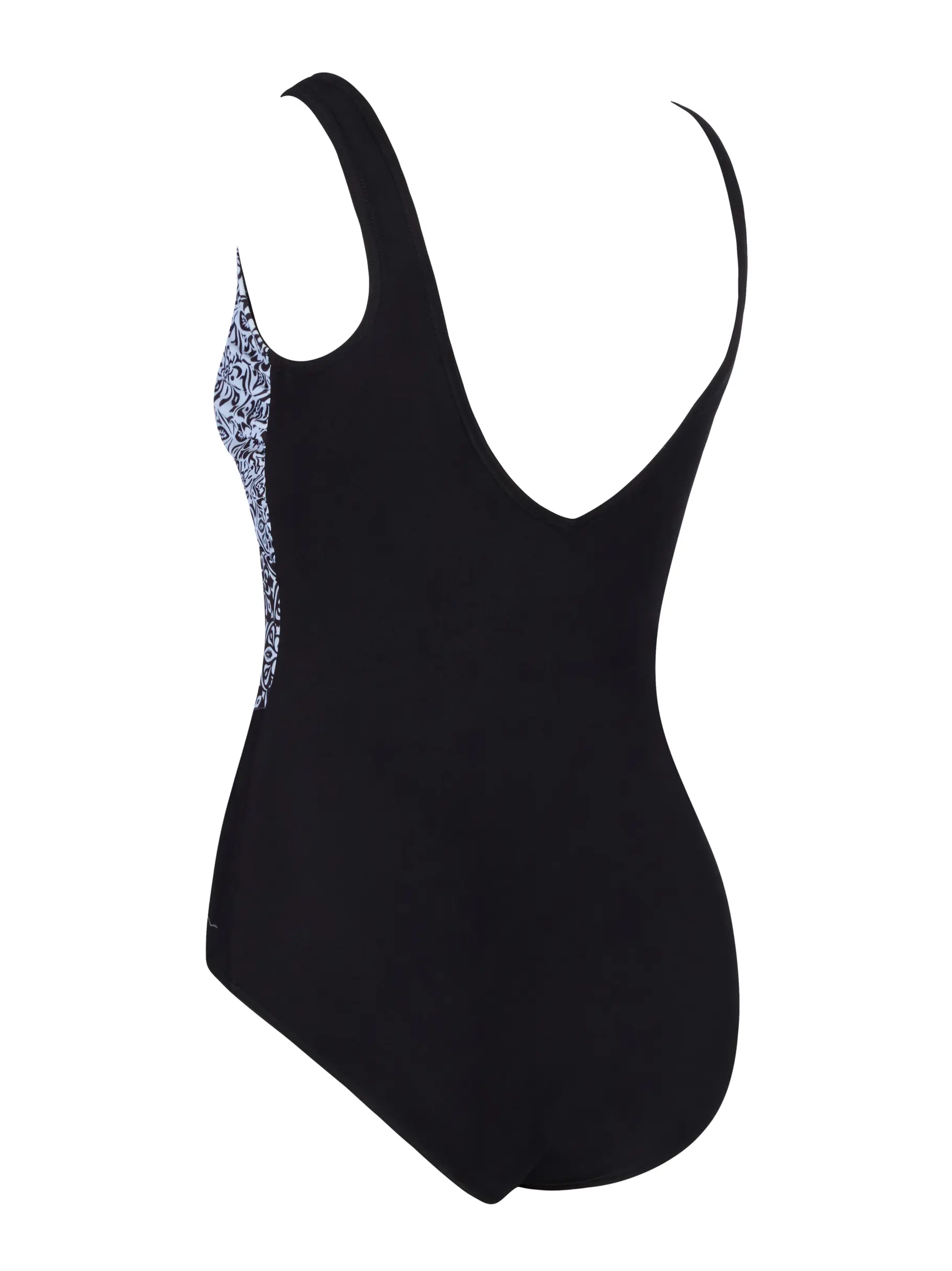 New, view full size image of Front view of Product detail - Womens Opulence Front Crossover V Back Swimsuit OPUL