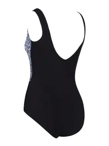 Display front view 5 of Product detail - Womens Opulence Front Crossover V Back Swimsuit OPUL