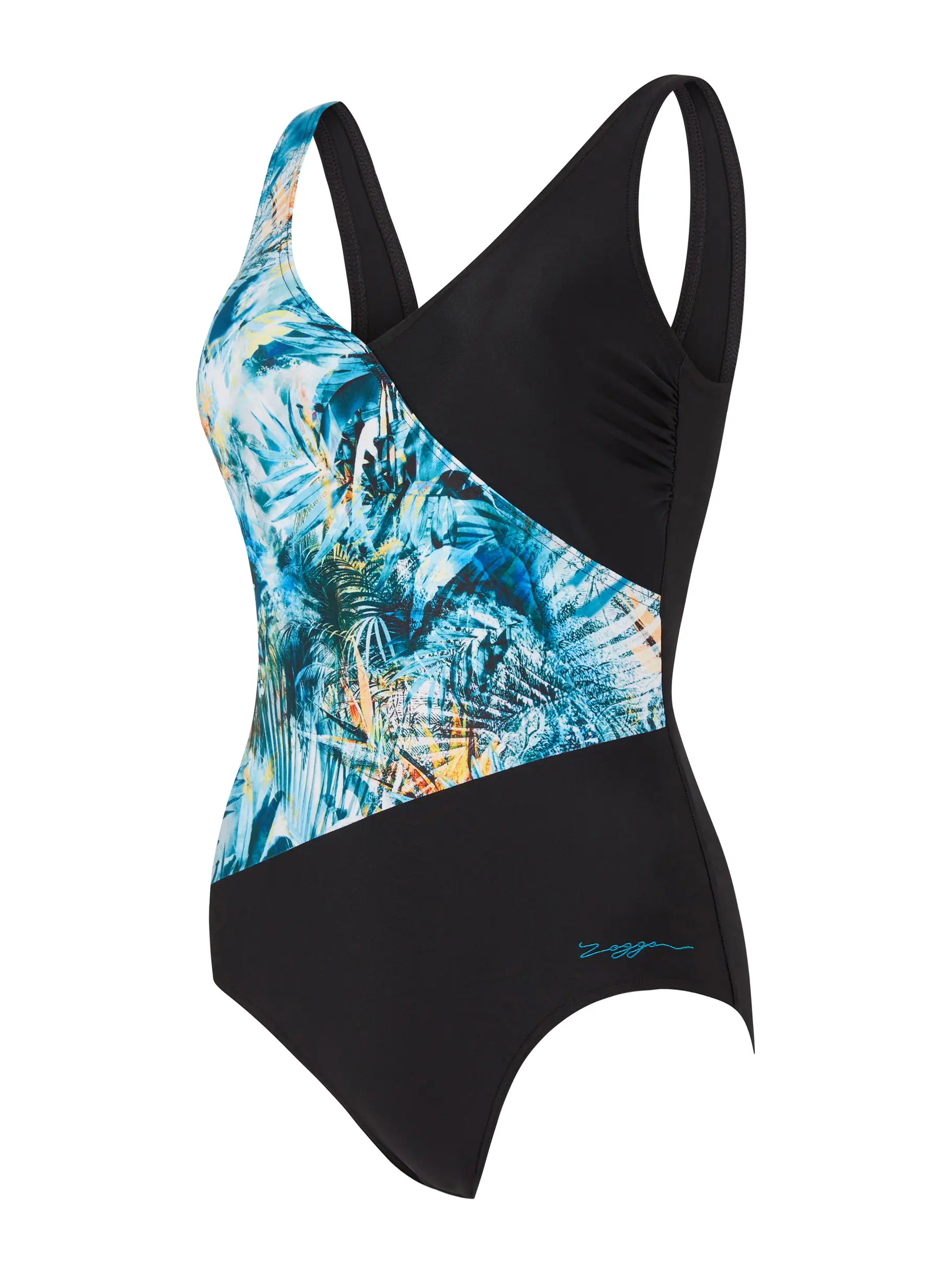 Out of Stock,Sale, Ansicht Großes Bild der Vorderseite Product detail - Sea Dreamer Front Crossover V Back One Piece Swimsuit SEDR
