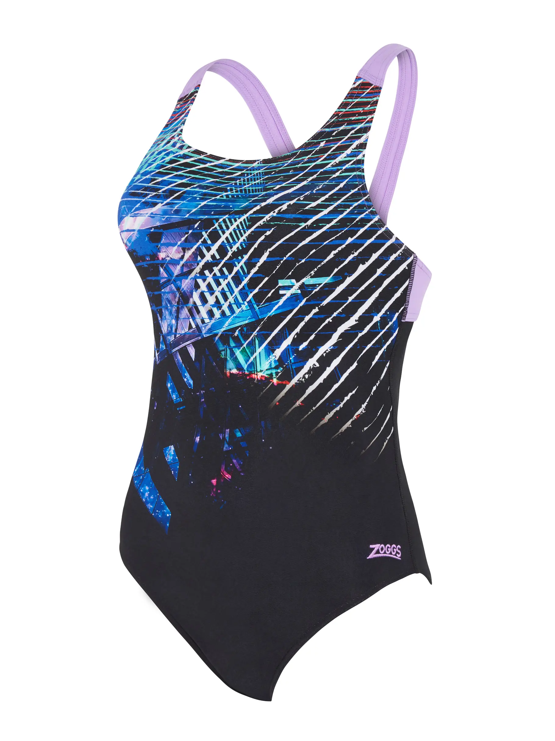 Out of Stock,Sale, Ansicht Großes Bild der Vorderseite Product detail - Downtown Speedback One Piece Swimsuit DWNT