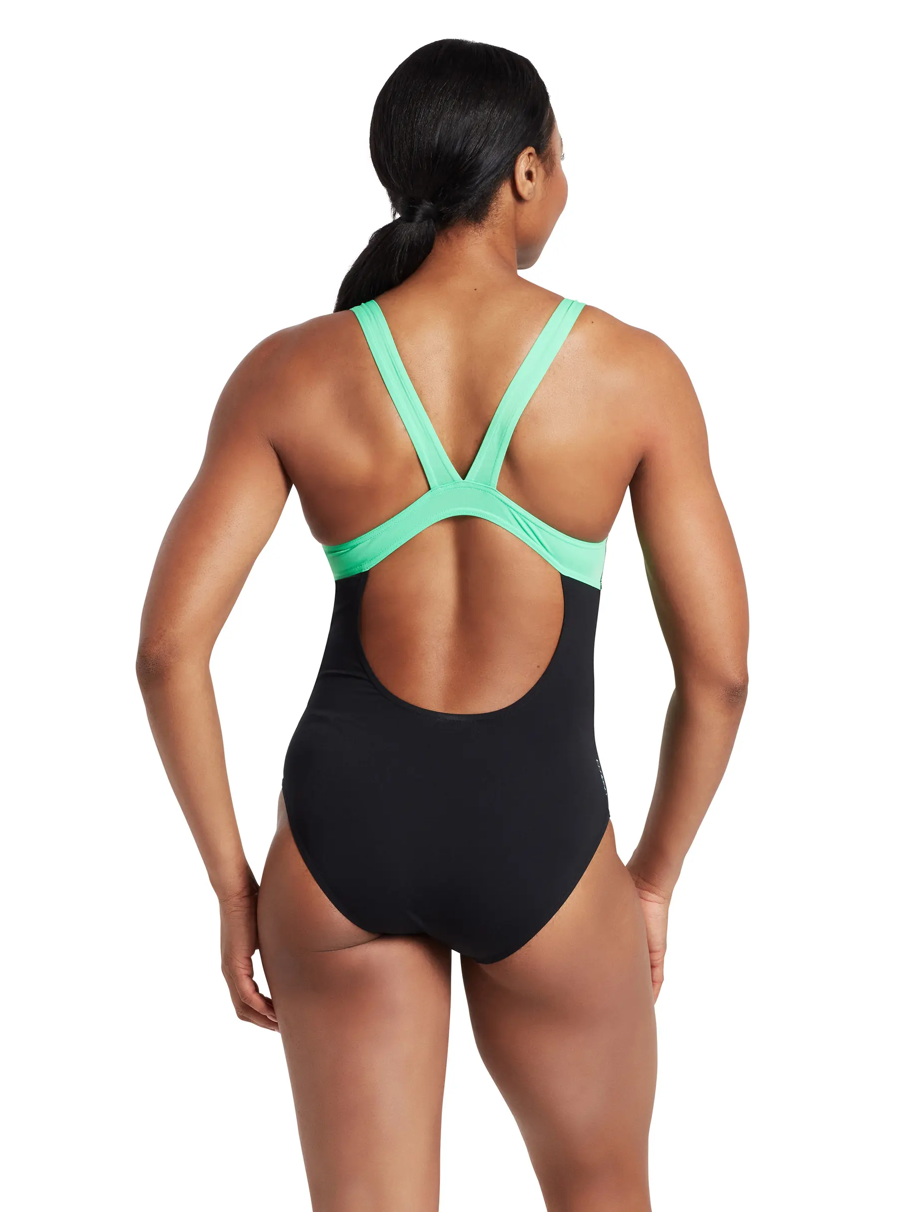 Sale,Clearance, view full size image of Front view of Product detail - Fragment Speedback One Piece Swimsuit FRAG