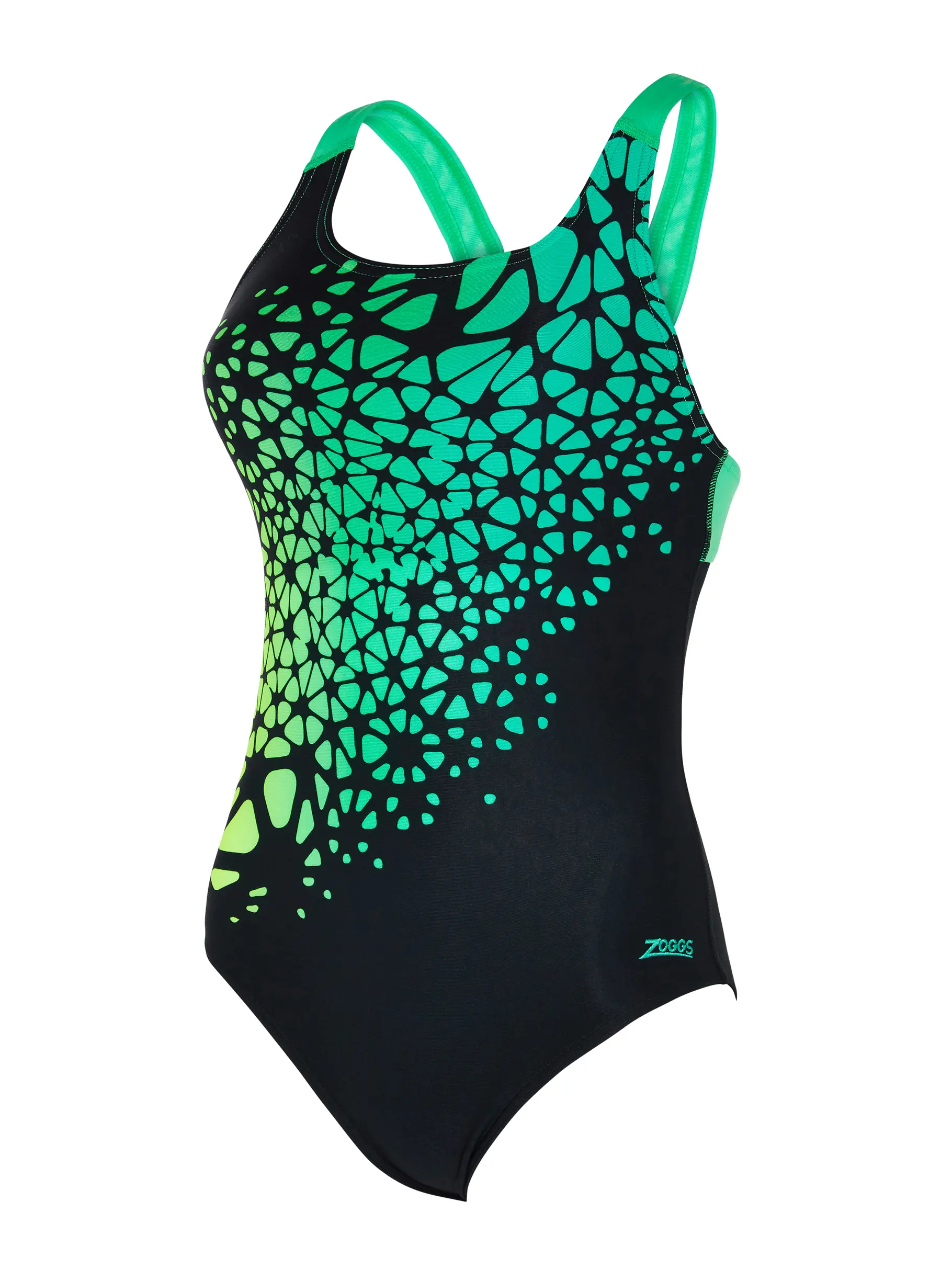 Sale,Clearance, view full size image of Front view of Product detail - Fragment Speedback One Piece Swimsuit FRAG