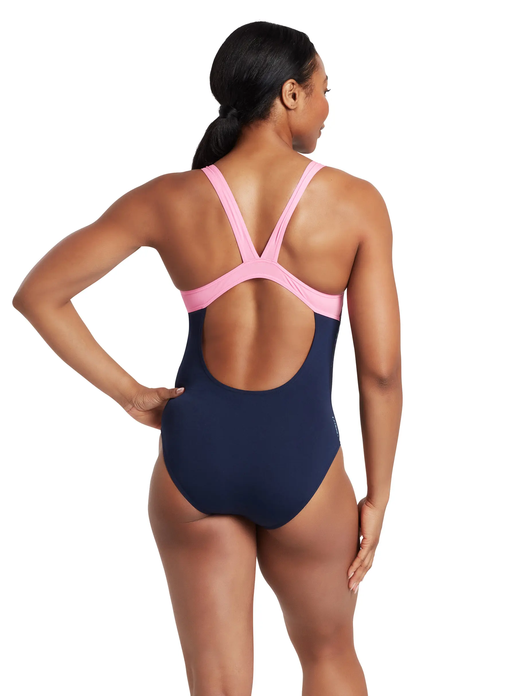 Sale,Clearance, view full size image of Front view of Product detail - Metaburst Speedback One Piece Swimsuit MTBR