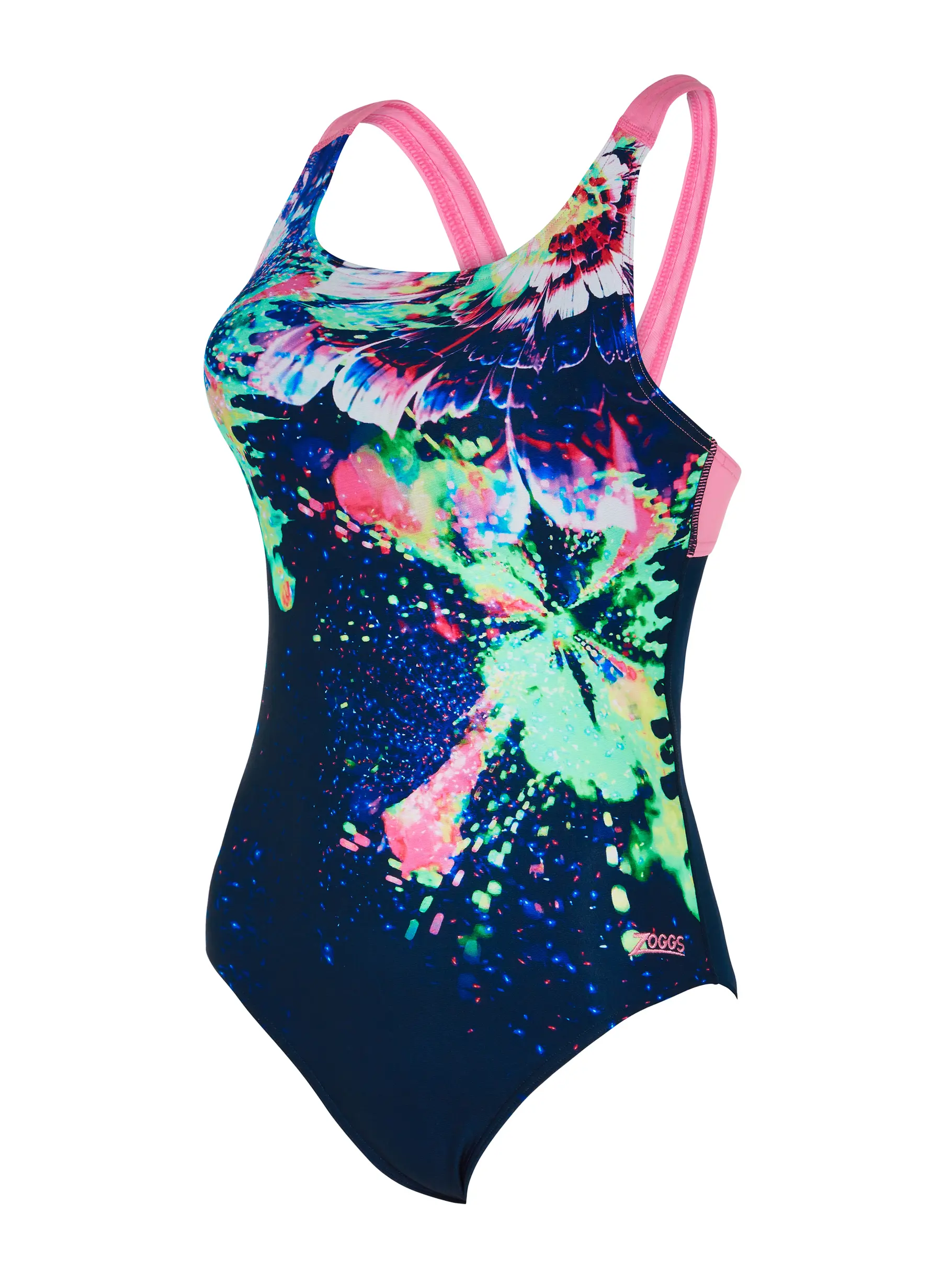 Sale,Clearance, view full size image of Front view of Product detail - Metaburst Speedback One Piece Swimsuit MTBR