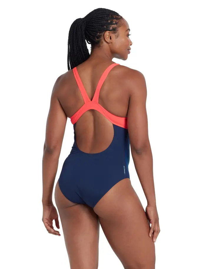 Sale, view full size image of Front view of Product detail - Orbital Speedback One Piece Swimsuit ORBT