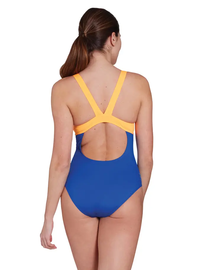 Sale,Clearance, view full size image of Front view of Product detail - Spatial Speedback Swimsuit SPAT