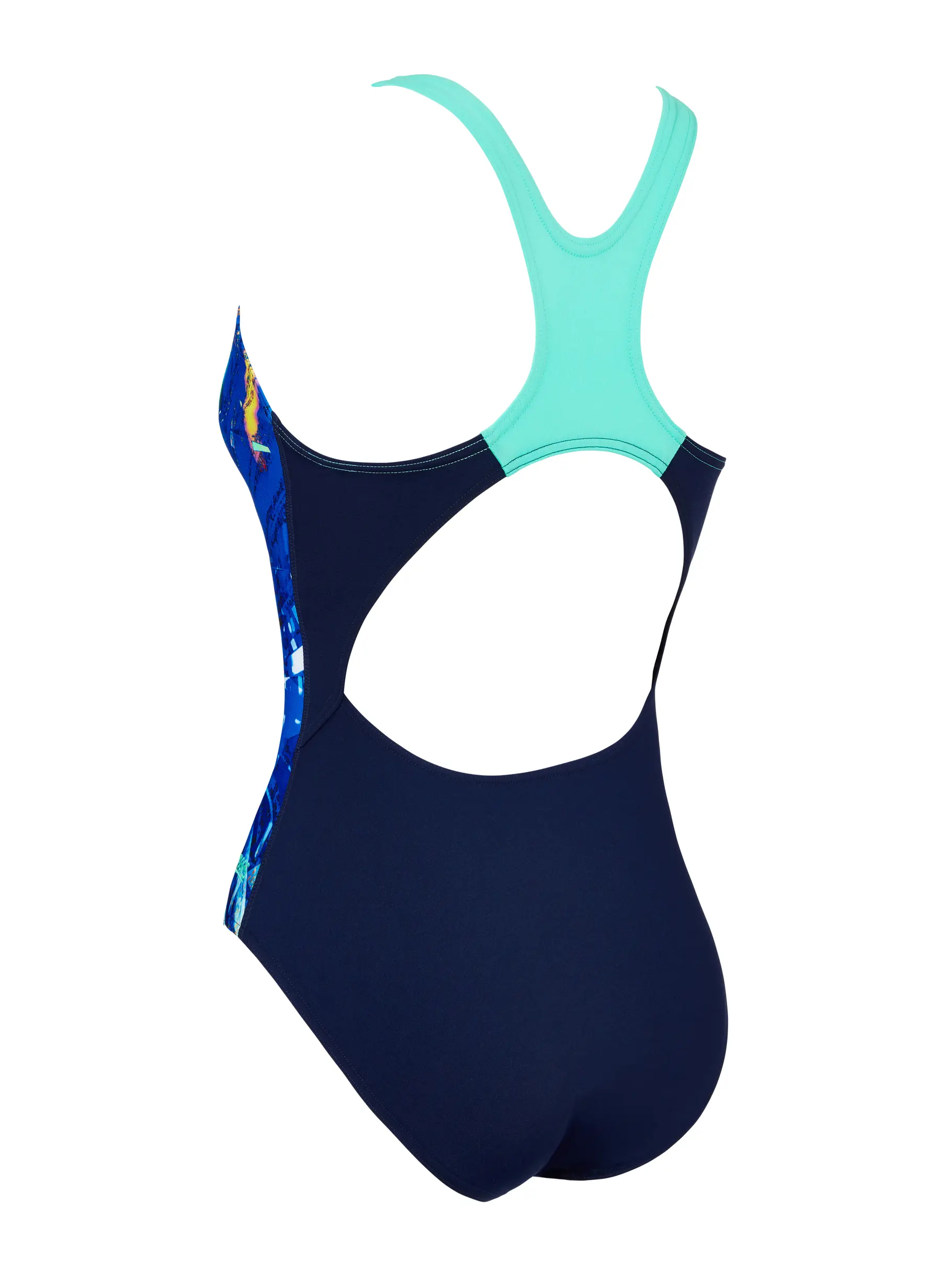 Out of Stock,Sale, Ansicht Großes Bild der Vorderseite Product detail - Aqua Crystal Actionback One Piece AQCR