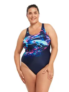 Display front view 1 of Product detail - Liquidity Actionback One Piece Swimsuit LQDT