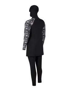 Display front view 4 of Product detail - Womens Metro Three Piece Modesty Full Body Cover Swimsuit METR