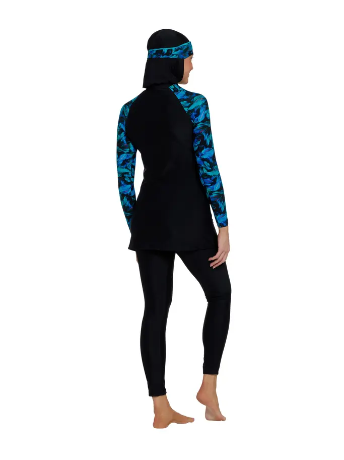 Sale,Clearance, view full size image of Front view of Product detail - Mystic 3 Piece Modesty Suit MYST