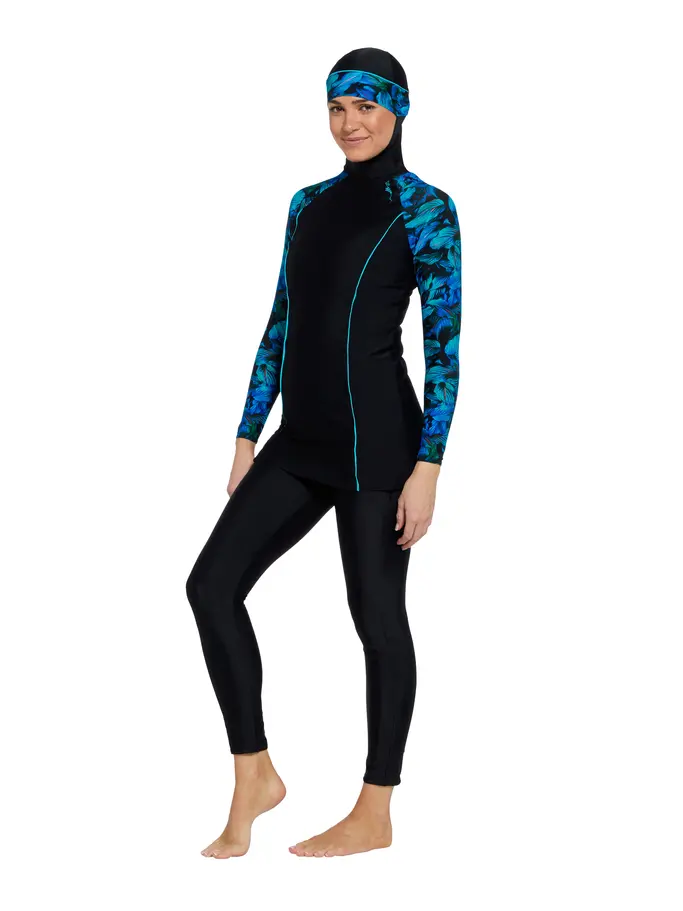 Sale,Clearance, view full size image of Front view of Product detail - Mystic 3 Piece Modesty Suit MYST