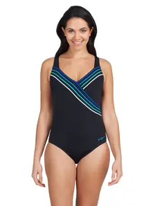 Display front view 4 of Product detail - Suffolk Concealed Underwire One Piece black/blue