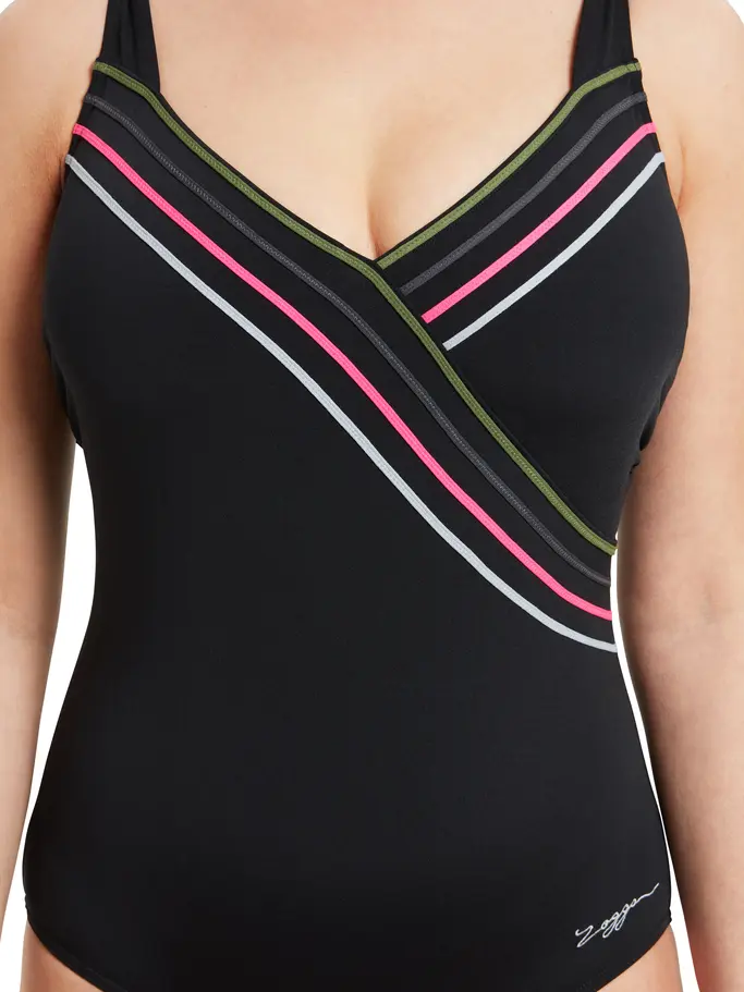 Out of Stock,Sale,Clearance, visualizzare l'immagine full size della vista frontale di Product detail - Suffolk Concealed Underwire One Piece BKKP