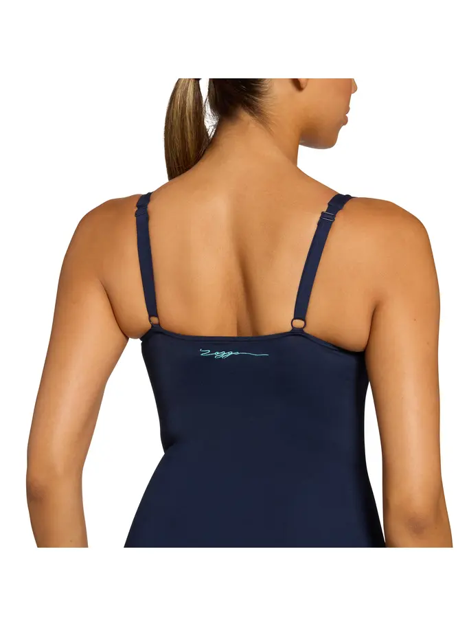 New, view full size image of Front view of Product detail - Womens Atlantis Ruched Front Swimsuit ATLA