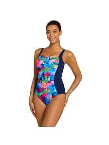Display front view 5 of Product detail - Womens Atlantis Ruched Front Swimsuit ATLA