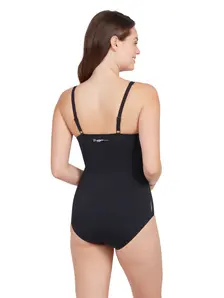 Display front view 2 of Product detail - Avoca Ruched Front One Piece Swimsuit AVO