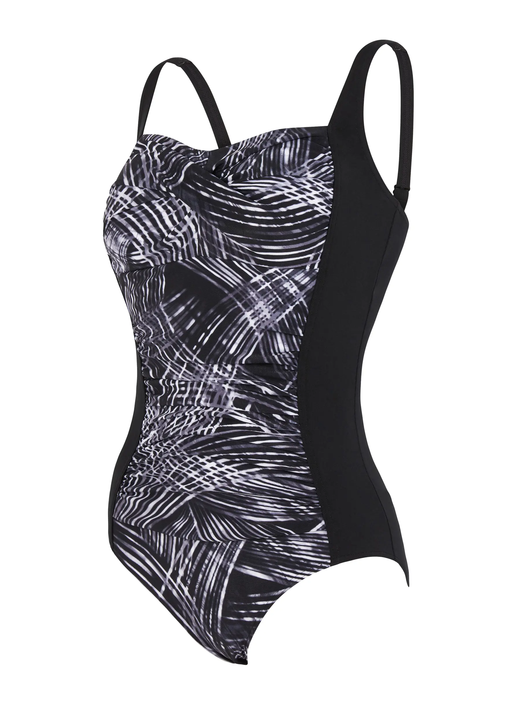 Out of Stock,Sale, view full size image of Front view of Product detail - Avoca Ruched Front One Piece Swimsuit AVO