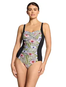 Display front view 1 of Product detail - Womens Freesia Ruched Front Swimsuit FREE