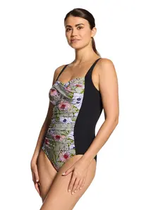 Display front view 4 of Product detail - Womens Freesia Ruched Front Swimsuit FREE
