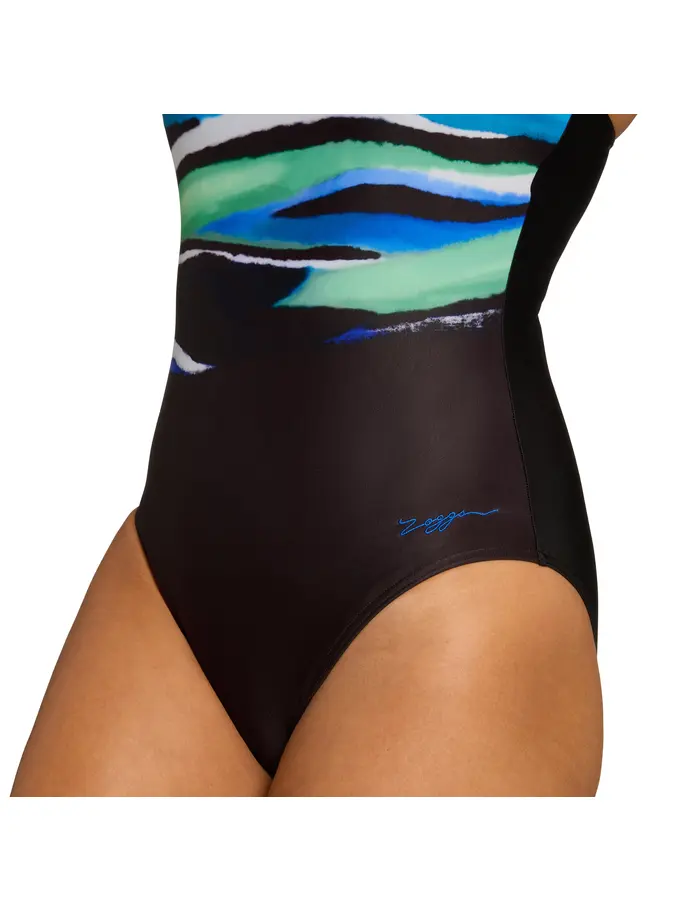 New, view full size image of Front view of Product detail - Womens Elaine Adjustable Classicback Swimsuit ELAI