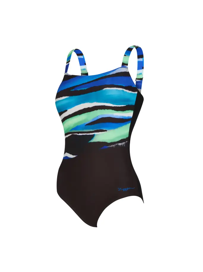 New, view full size image of Front view of Product detail - Womens Elaine Adjustable Classicback Swimsuit ELAI