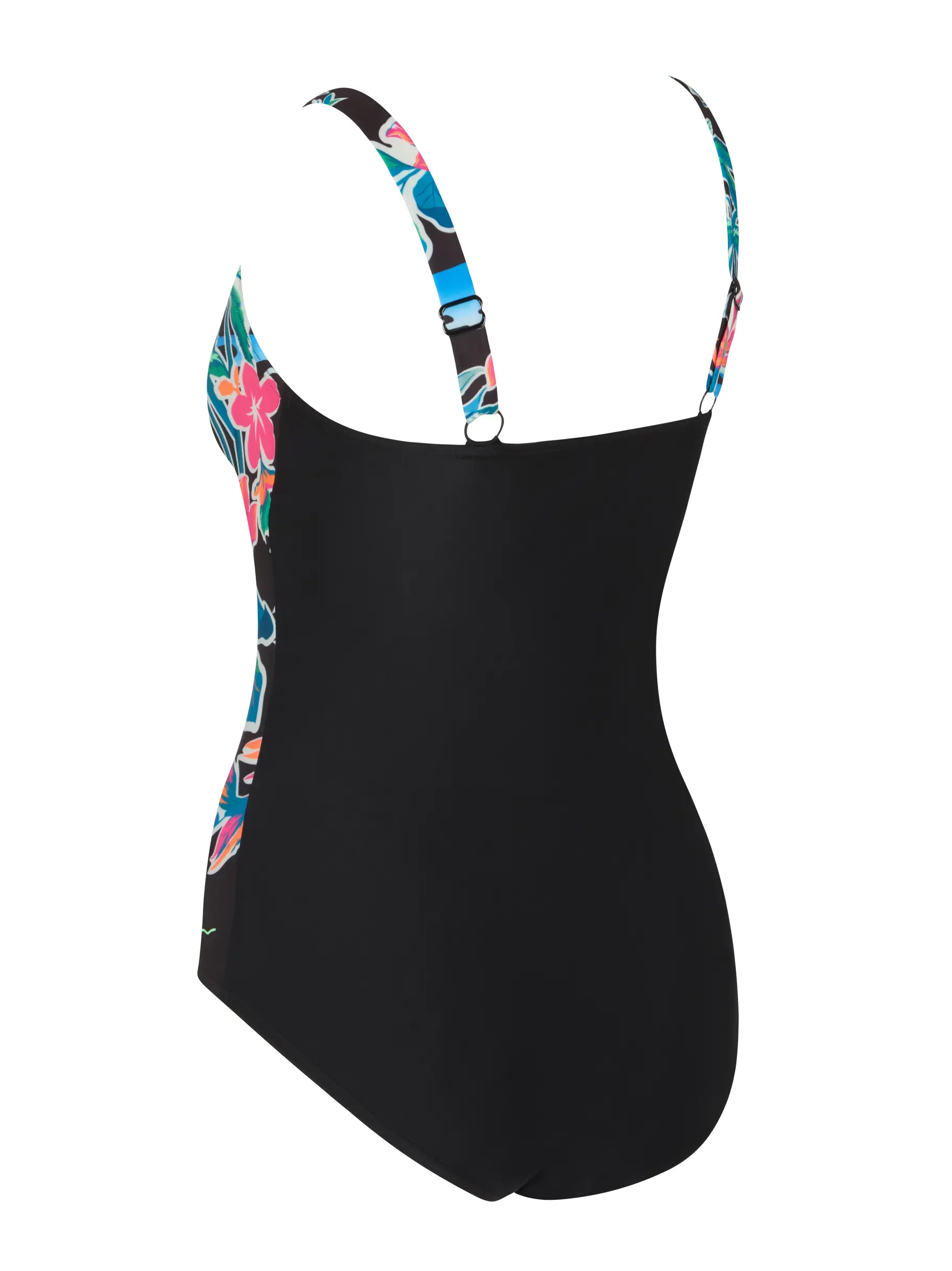, view full size image of Front view of Product detail - Womens Retro Surf Adjustable Classicback Swimsuit RETR