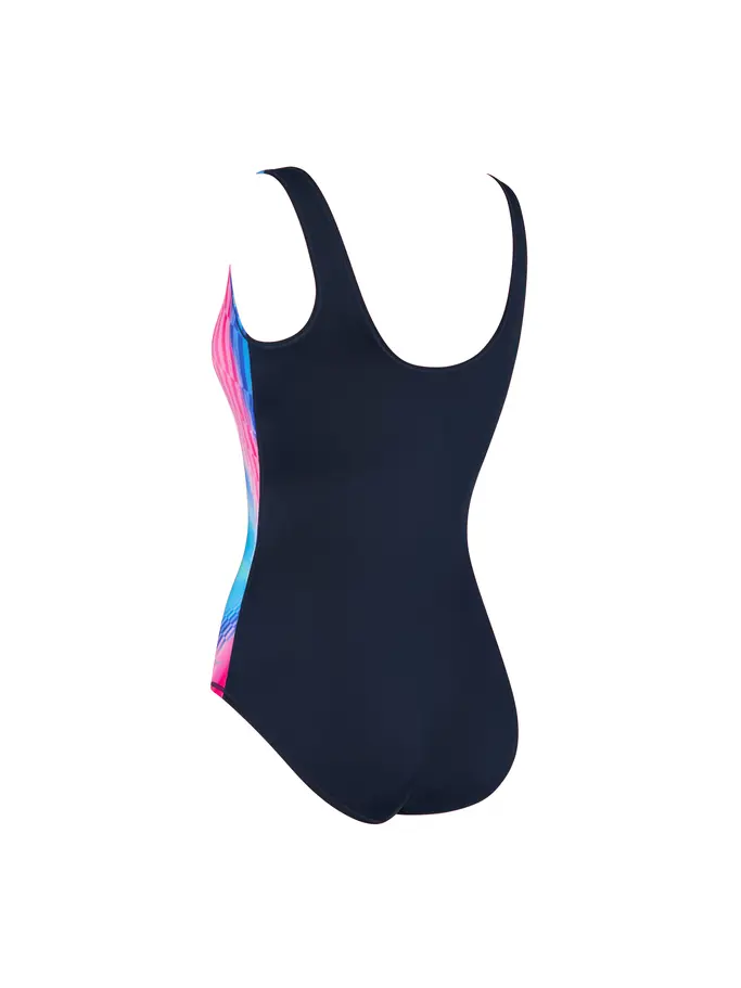 New, view full size image of Front view of Product detail - Womens Flashdrive Scoopback Swimsuit FLDR