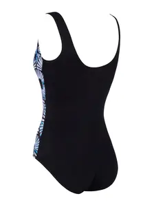 Display front view 6 of Product detail - Womens Moonstone Scoopback Swimsuit MOON