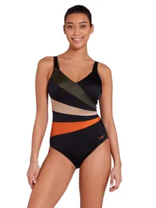 Display front view 1 of Product detail - Dream Wrap Panel Classicback Swimsuit DREA