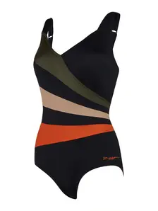 Display front view 5 of Product detail - Dream Wrap Panel Classicback Swimsuit DREA