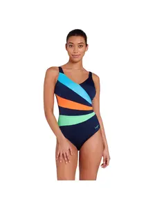 Display front view 1 of Product detail - Elegance Wrap Panel Adjustable Classicback Swimsuit ELEG