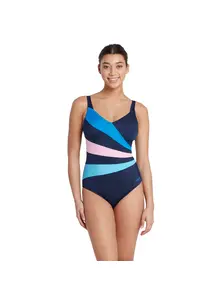 Display front view 1 of Product detail - Wrap Panel Adjustable Classic Back Swimsuit NVBP