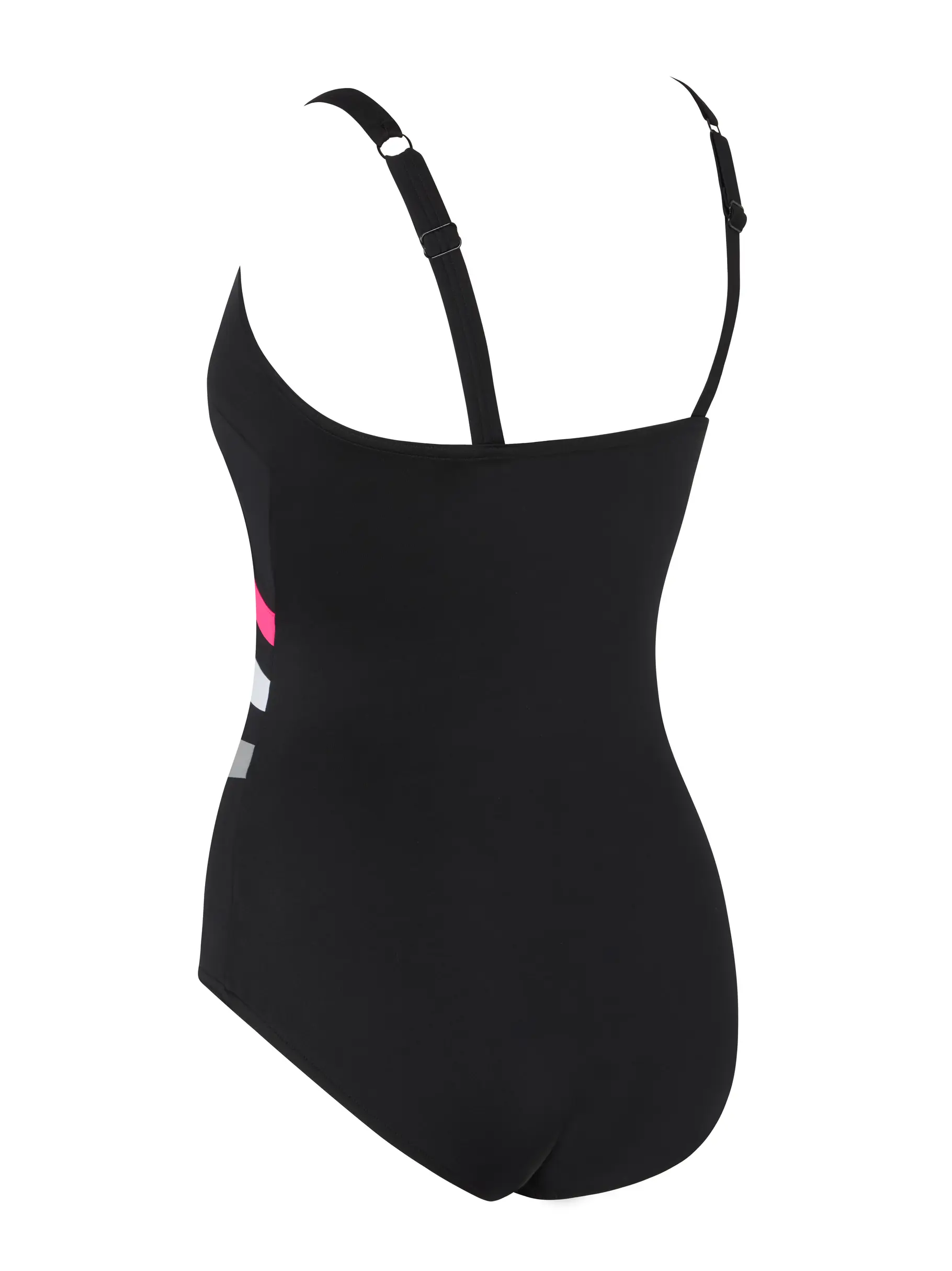 Sale,Clearance, view full size image of Front view of Product detail - Womens Safari Leaf Wrap Panel Classicback Swimsuit SAFA