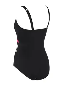 Display front view 6 of Product detail - Womens Safari Leaf Wrap Panel Classicback Swimsuit SAFA