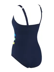 Display front view 6 of Product detail - Womens Sea Frond Wrap Panel Classicback Swimsuit SEFR