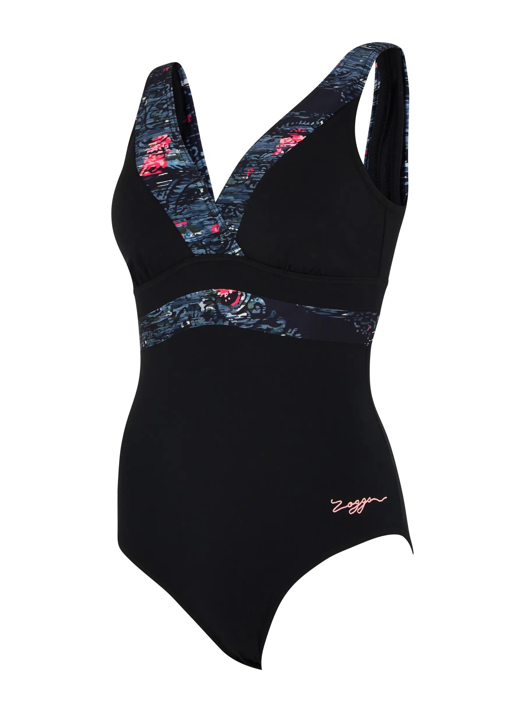 Sale, view full size image of Front view of Product detail - Dusk Square Back One Piece Swimsuit DUSK