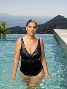 Display front view 8 of Product detail - Dusk Square Back One Piece Swimsuit DUSK