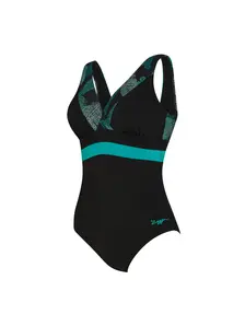 Display front view 5 of Product detail - Womens Evergreen Squareback Swimsuit EVER