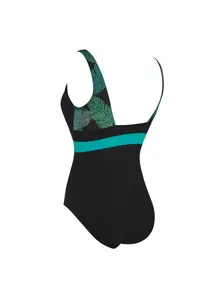 Display front view 6 of Product detail - Womens Evergreen Squareback Swimsuit EVER