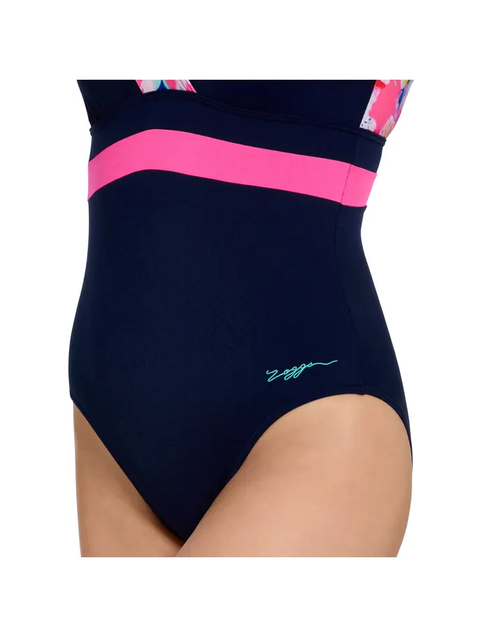 Sale,Clearance, view full size image of Front view of Product detail - Womens Paradiso Square Back Swimsuit PRDS