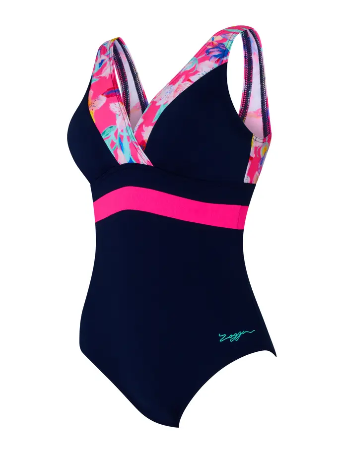 Sale,Clearance, view full size image of Front view of Product detail - Womens Paradiso Square Back Swimsuit PRDS