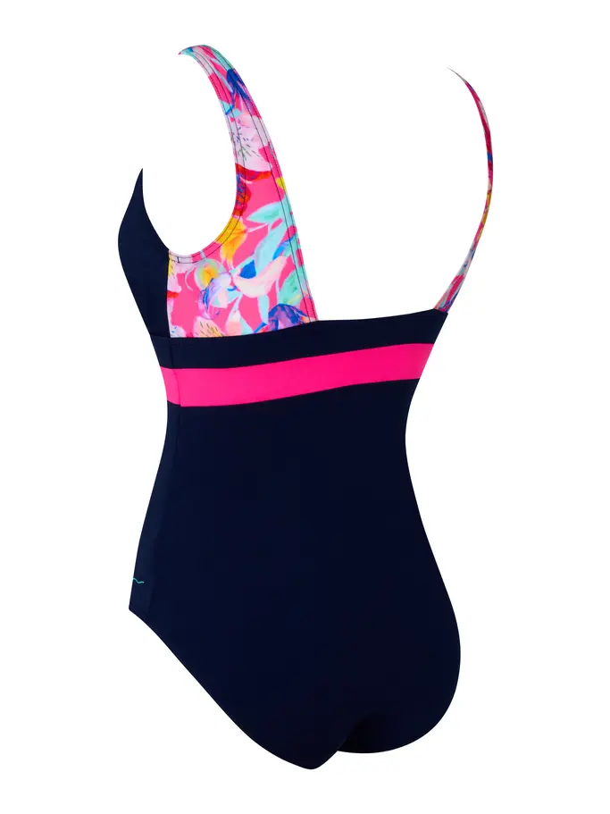 Sale,Clearance, view full size image of Front view of Product detail - Womens Paradiso Square Back Swimsuit PRDS
