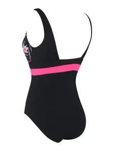 Display front view 6 of Product detail - Womens Safari Leaf Square Back Swimsuit SAFA