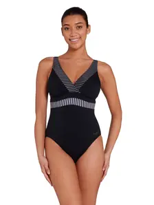 Display front view 1 of Product detail - Womens Seafarer Square Back Swimsuit SEAF