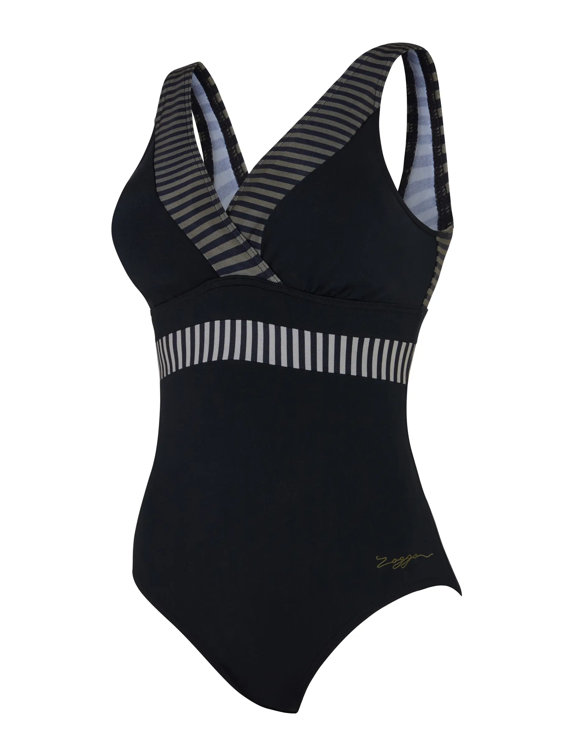 Sale, view full size image of Front view of Product detail - Womens Seafarer Square Back Swimsuit SEAF