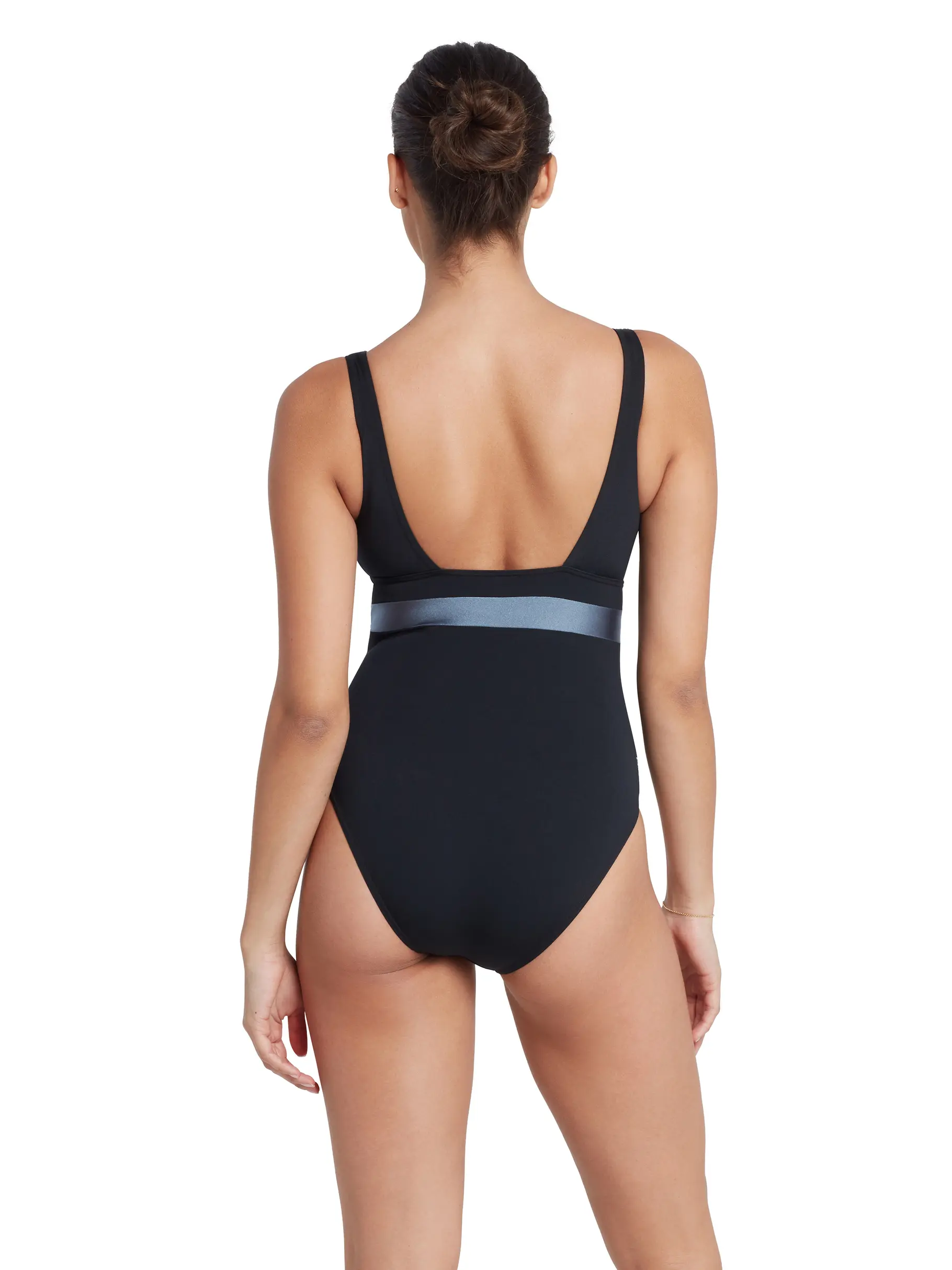 Sale,Clearance, view full size image of Front view of Product detail - Stellar Square Back One Piece Swimsuit STL