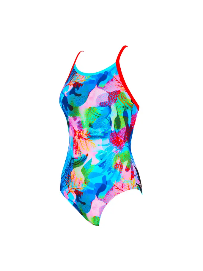 New, view full size image of Front view of Product detail - Womens Atlantis Strikeback Swimsuit ATLA