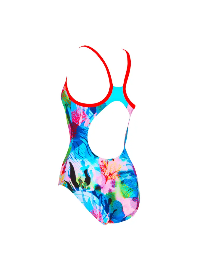 New, view full size image of Front view of Product detail - Womens Atlantis Strikeback Swimsuit ATLA