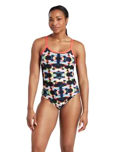 Display front view 1 of Product detail - Honeycomb Strikeback One Piece Swimsuit HNCM