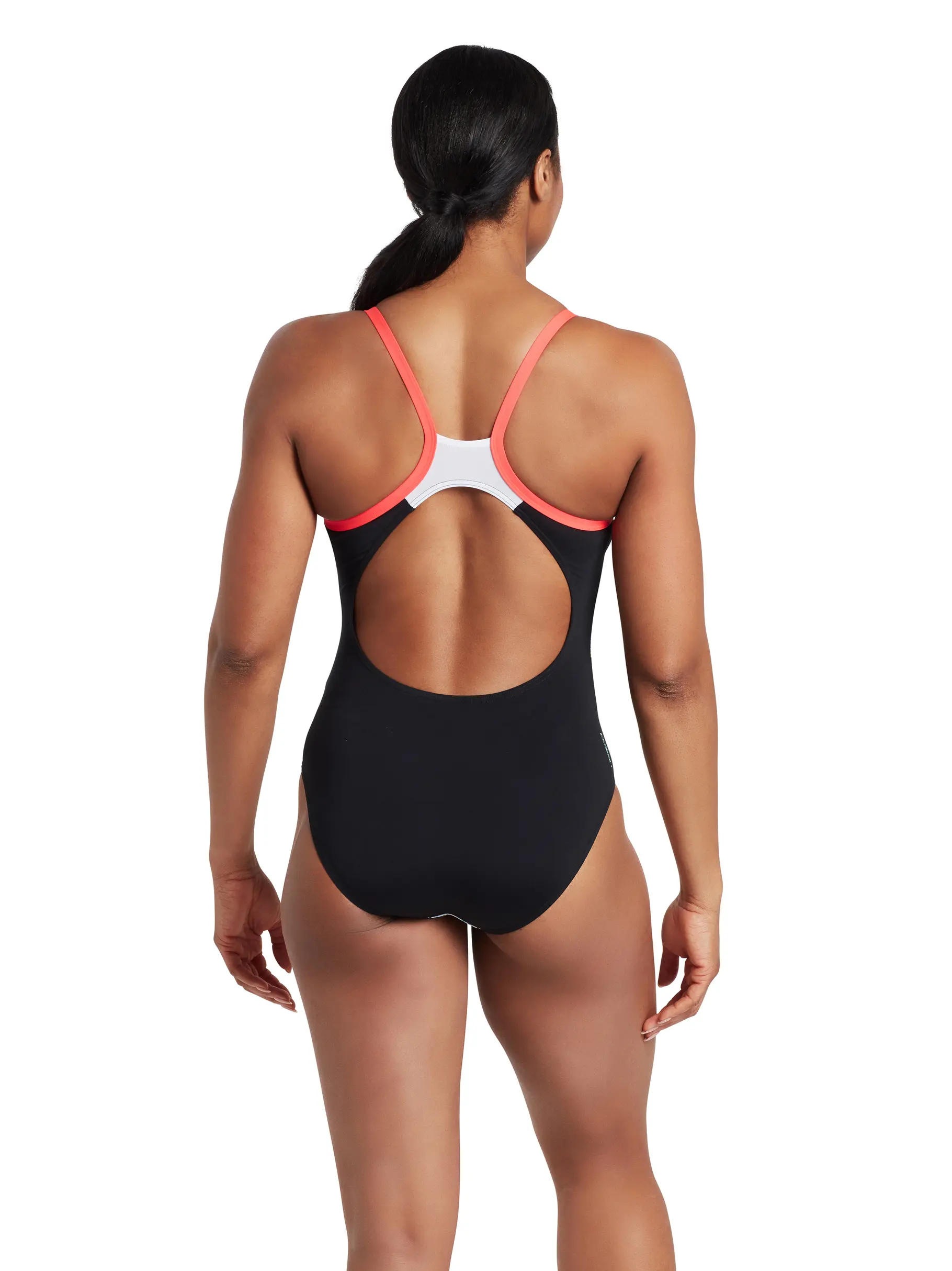 Sale,Clearance, view full size image of Front view of Product detail - Honeycomb Strikeback One Piece Swimsuit HNCM